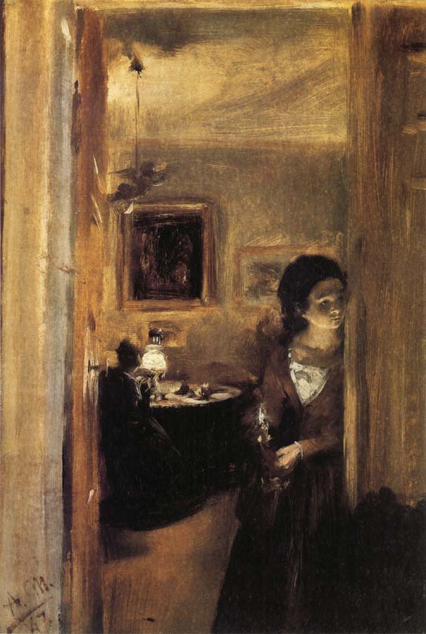 Adolph von Menzel The Artist-s Sisters